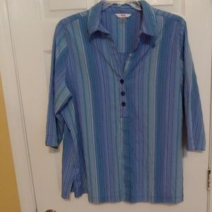 Alia Plus Women's Button Up Blouse